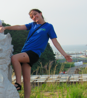 Maggie Moran poses on her trip to Korea this summer